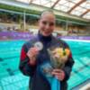 Alisa Ozhogina, en San Francisco con el equipo nacional de natación artística