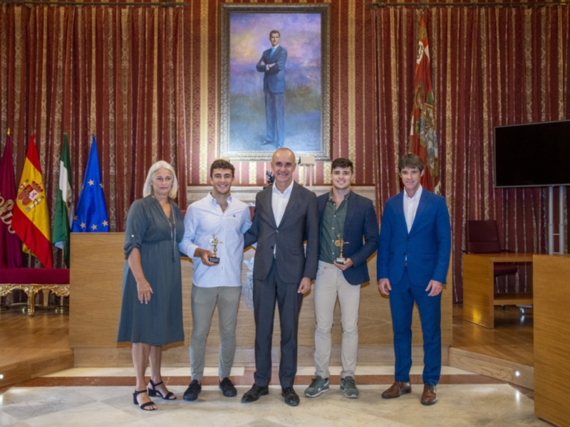 Homenaje institucional a Cayetano García de la Borbolla Yaque y Pablo Martínez 