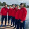 Quinteto del Náutico Sevilla en el Campeonato del Mundo universitario de piragüismo