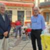 Comienzan las obras de reparación del canto rodado del suelo de la Plaza Pío XII