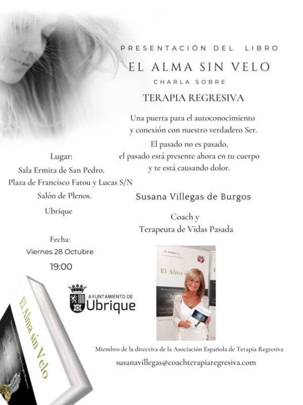 La Sala Ermita de San Pedro en Ubrique acogerá la Charla-Presentación: "Terapia Regresiva"
