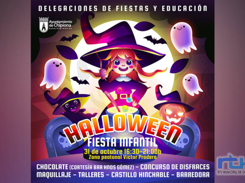Isabel María Fernández anima a disfrutar esta tarde en familia con la fiesta infantil de Halloween