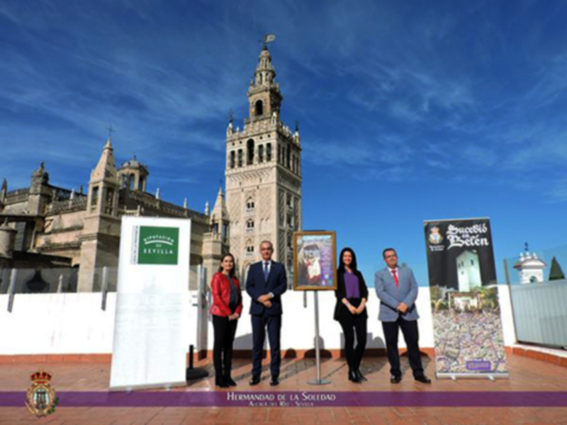 Presentación del Belén viviente de Alcalá del Río “Sucedió en Belén” en la casa de la Provincia