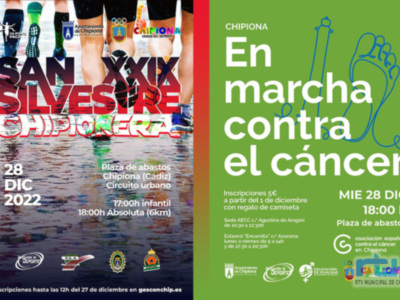 La histórica Carrera Popular San Silvestre de Chipiona cuenta con más de 400 participantes