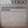 Barro ConVerso: XIII muestra de cerámica Estudio de Yoko Akabane del 13 al 24 de febrero de 2023