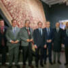 inauguración de la exposición ‘Bajo un manto de Amor’, organizada por la Hermandad del Amor para presentar los trabajos de restauración del manto 