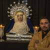 Expuesto en la capilla sacramental del convento del Santo Ángel de la calle Rioja de Sevilla, un busto de una dolorosa inspirado en María Santísima de