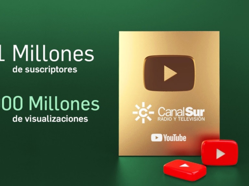  CanalSur supera los 5.000 millones de visualizaciones en Youtube
