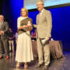 La directora adjunta de Canal Sur, Isabel Cabrera, recoge el premio "Desafío Ártico"