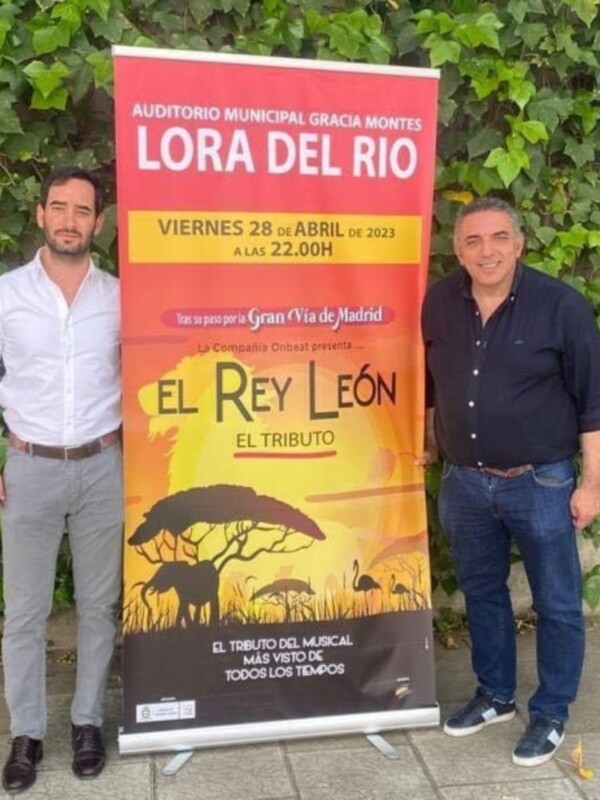 'EL REY LEÓN, EL TRIBUTO', en el auditorio Gracia Montes de Lora del Río el viernes 28 de abril