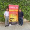 Miguel Ángel Nogales, acompañado por el gerente de ‘OnBeat Producciones’, Jorge Cutiño, han presentado la representación 'El Rey León, El Tributo'