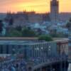 Atardecer en el puente de San Bernardo, Sevilla.