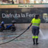 La operación de limpieza durante la Feria de Sevilla, un éxito.
