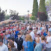 La localidad sevillana de La Algaba arropa al Cristo de la Estrella en su salida en rogativa por la lluvia