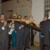 Procesión de bajada de los titulares de la Hermandad de la Vera-cruz de Alcalá del Río