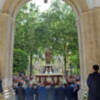 Procesión de San José Obrero de regreso de la Catedral de Sevilla