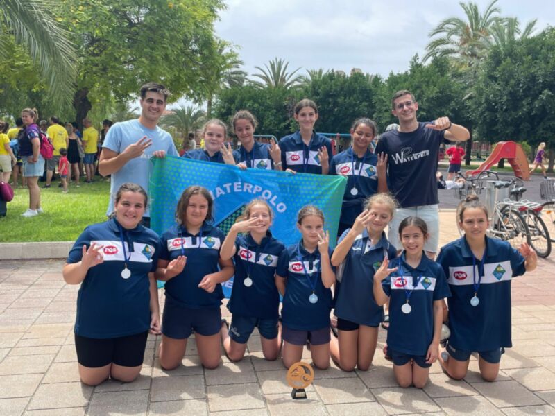 El Club Waterpolo Dos Hermanas PQS hace historia en los Campeonatos de España 