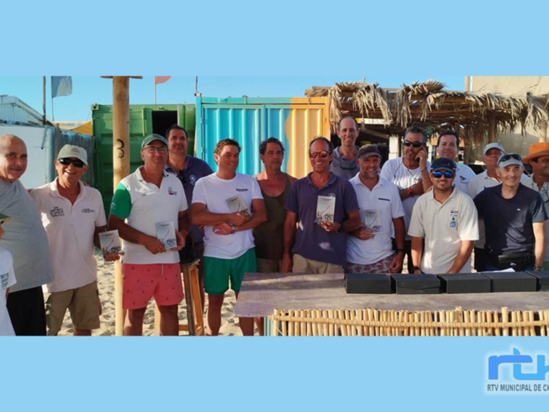 El chipionero Ángel Miranda primero en la categoría A2 de la Regata Mosquito en Punta Umbría