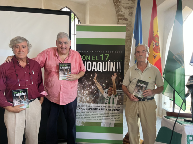 Rotundo éxito en la presentación del libro "Con el 17 Joaquín