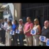 Chipiona muestra su repulsa en una concentración por el fallecimiento de una mujer en un caso de violencia de género 