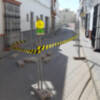 Todo dispuesto para el inicio de los trabajos de mejora del acerado y la infraestructura de la calle Cuatro Esquinas 