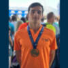 El chipionero Antonio Luis López Díaz del Club Deportivo Gredos San Diego de Madrid se proclama campeón de la Copa de España Junior 2 de aguas abierta