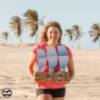 Nía Suardíaz se exhibe en el Circuito Mundial de wingfoil