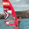 Ensayo premundialista de Pilar Lamadrid en los iQFoil Games de Lanzarote