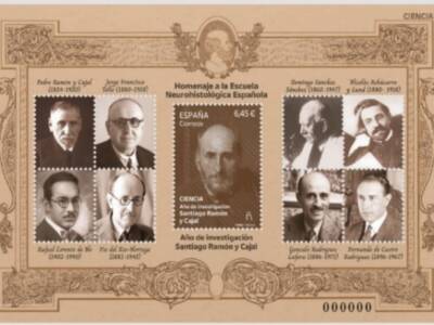 Correos presenta un sello dedicado al científico Santiago Ramón y Cajal  