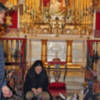 Bendición de mascota por San Antonio Abad en la capilla de la Pastora de Sta. Marina de Sevilla