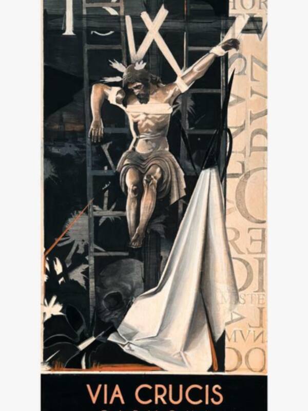 Manuel Jiménez García es el cartelista del Vía Crucis de las Hermandades de Carmona y tiene el encargo del cartel de las Glorias de María de Sevilla.