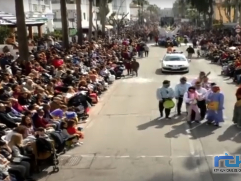 El lunes se ponen a la venta los tickets de las sillas y asientos en gradas para la Cabalgata del Carnaval de Chipiona 