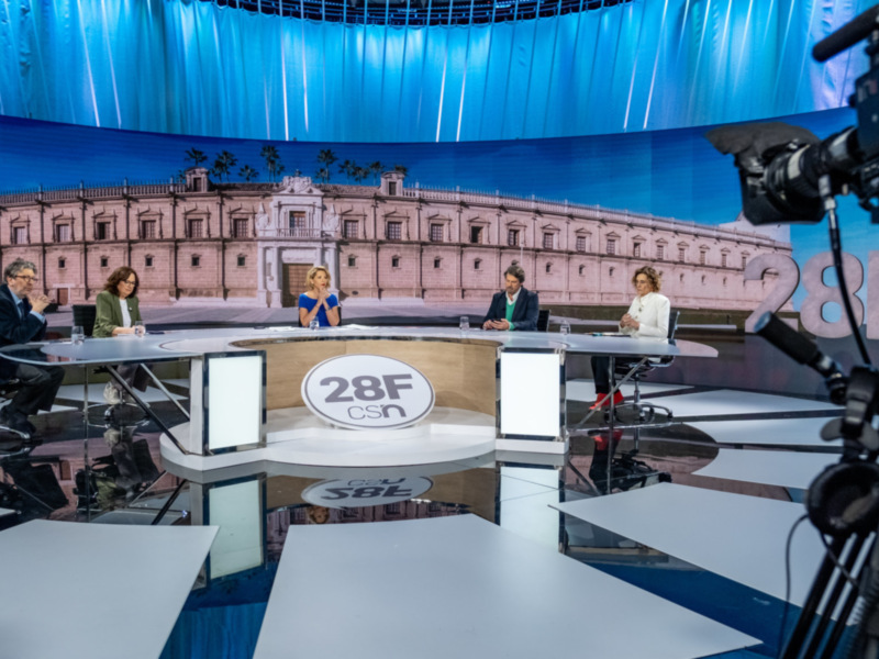 Canal Sur cierra febrero con un 8,9% de cuota de pantalla y se convierte en la televisión pública preferida por los andaluces