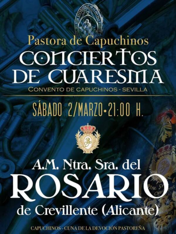 Conciertos de Cuaresma sábado 2 de marzo de 2024 a las 21:00 horas.