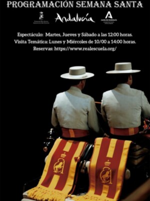 La Real Escuela ofrece tres exhibiciones durante Semana Santa