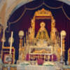 Altar efímero de la Hermandad de la Soledad de Alcalá del Río (Sevilla)