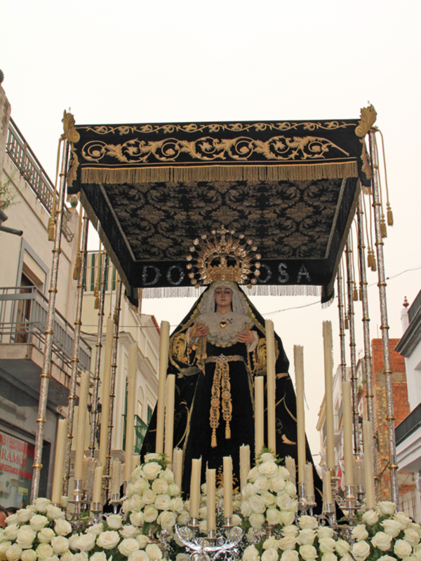 Domingo de Ramos de procesión con la Hermandad de la Soledad ilipense