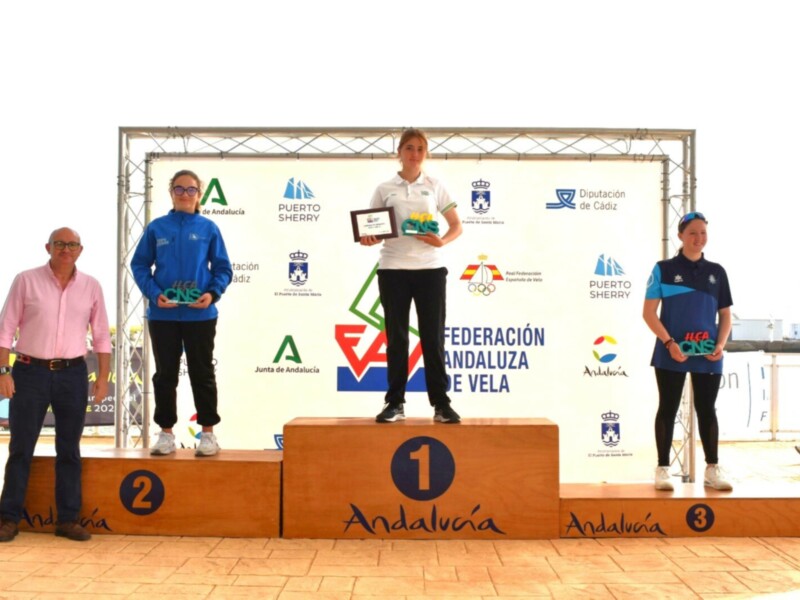Póquer para el Náutico Sevilla en el Campeonato de Andalucía de ILCA 4   