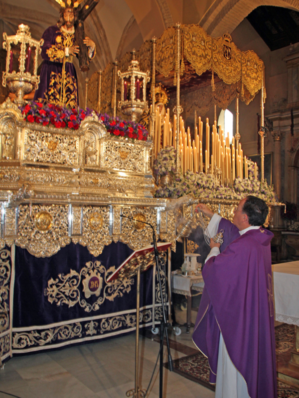 Alcalá del Río se quedó sin procesión por el paso de la lluvia de la Borrasca “Nelson”