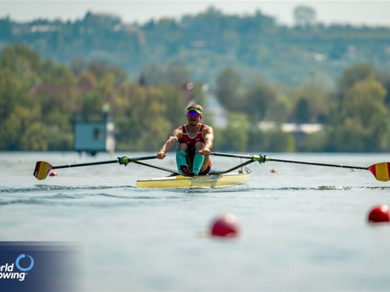 Finales B para el remo andaluz en la Copa del Mundo de Varese