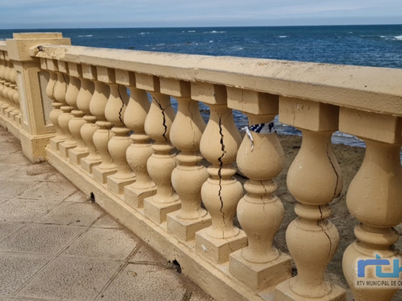 Aprobados los proyectos para el arreglo de la balaustrada del paseo de Las Canteras y del pavimento que rodea el muro de la plaza de Las Américas 