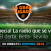 CanalSur Radio y CanalSur Más presentan "La Radio que se ve", una experiencia multiformato para el derbi Betis-Sevilla