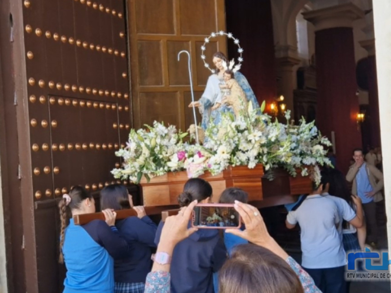 La Divina Pastora ya se encuentra en la parroquia de Chipiona para la procesión de este sábado 4 de mayo  
