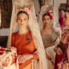 Mantilla blanca, editorial de moda   en la Casa Palacio Marqués de Pickman