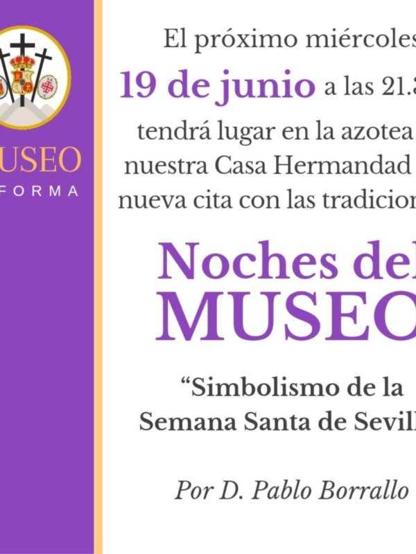 Simbolismo de la Semana Santa de Sevilla por Pablo Borrallo este miércoles en el Museo 