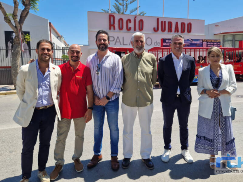 Presentado el servicio de tren turístico de Chipiona para el verano 2024