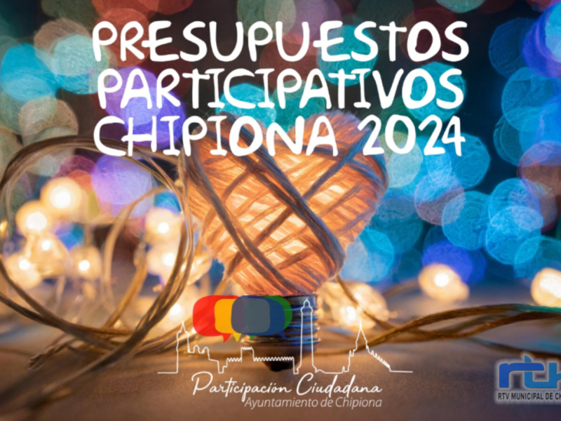 El lunes comienzan las votaciones telemáticas para los Presupuestos Participativos de Chipiona 2024  