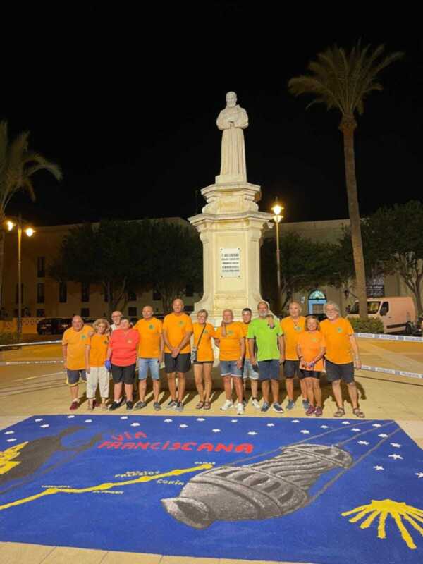 La imagen de la alfombra de sal creada junto al Santuario de Regla por la festividad del Apóstol Santiago ya recorre el mundo  