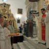En la festividad de Ntra Sra del Carmen,tuvo lugar en la iglesia de Santiago de Sevilla el acto de entrega de una Bandera Nacional