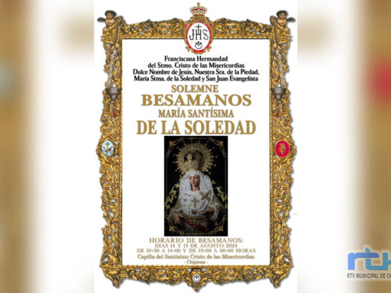 La Hermandad del Cristo de las Misericordias lanza el cartel del besamanos de Nuestra Señora de la Soledad